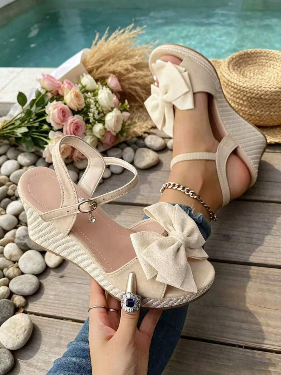 Nuevas sandalias de plataforma y cuña para el verano, zapatos multifuncionales de suela gruesa y resistentes al agua para un efecto adelgazante