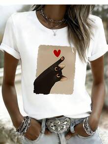 Women T-Shirts - White - View 1