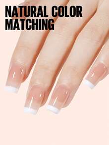 TOMICCA 15毫升/1瓶裸粉色凝胶指甲油，可卸UV/LED凝胶指甲油，适合初学者在家DIY，专业美甲沙龙或作为礼物赠送 - 裸粉色 - 查看 4