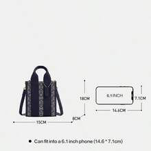Coach Smith 15 Small Satchel Purses Tote Top-handle Handbag Crossbody Bag with Detachable Strap - 海軍藍 - 查看 11