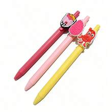 6支/套卡通医疗图案按动式圆珠笔，适用于医务人员、办公室、学习场所，黑色墨水，节日派对小礼物 - A - 查看 5