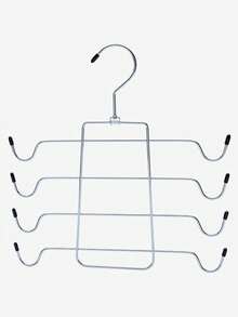 2/1pc Stainless Steel Folding Clothes Hanger, Underwear Drying & Storage Rack, Metal 8/4-Tier Bra Hooks, Multi-Layer Thickened Seamless Camisole Storage Rack, Wardrobe Organizer, Summer Home Clothes Hanger, Wardrobe Storage & Organization, Camisole Hanger, Space-Saving Bra Hanger, Non-Slip Hanging Sports Bra Rack, Wardrobe Storage & Organization Rack, Suitable For Camisoles, Bras, Tie-Up Swimsuits, Slip Dresses. Space-Saving Design, Non-Slip Clips, Secure Storage. - Multicolor - View 13
