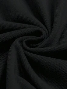 Plus Size T-Shirts - Black - View 3