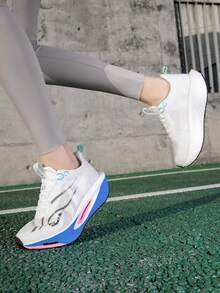 New Lightweight & Breathable Sports Casual Road Running Shoes, Suitable For Marathon, Trail Running, Cycling, Racing - Blue - View 8