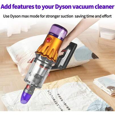 Vacuum Pump Accessory Tool For V7 V8 V10 V11 V15 Cordless Vacuum Cleaners, Quick Seal Clothes Storage Bags, Mini Head Replacement Parts