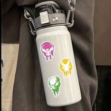 Marvel 50张漫威和蜘蛛侠贴纸，动漫超级英雄贴纸，时尚复仇者联盟主题贴纸包，适用于水瓶、笔记本电脑、滑板、手机、剪贴簿、青少年和成人。 - 彩色 - 查看 8