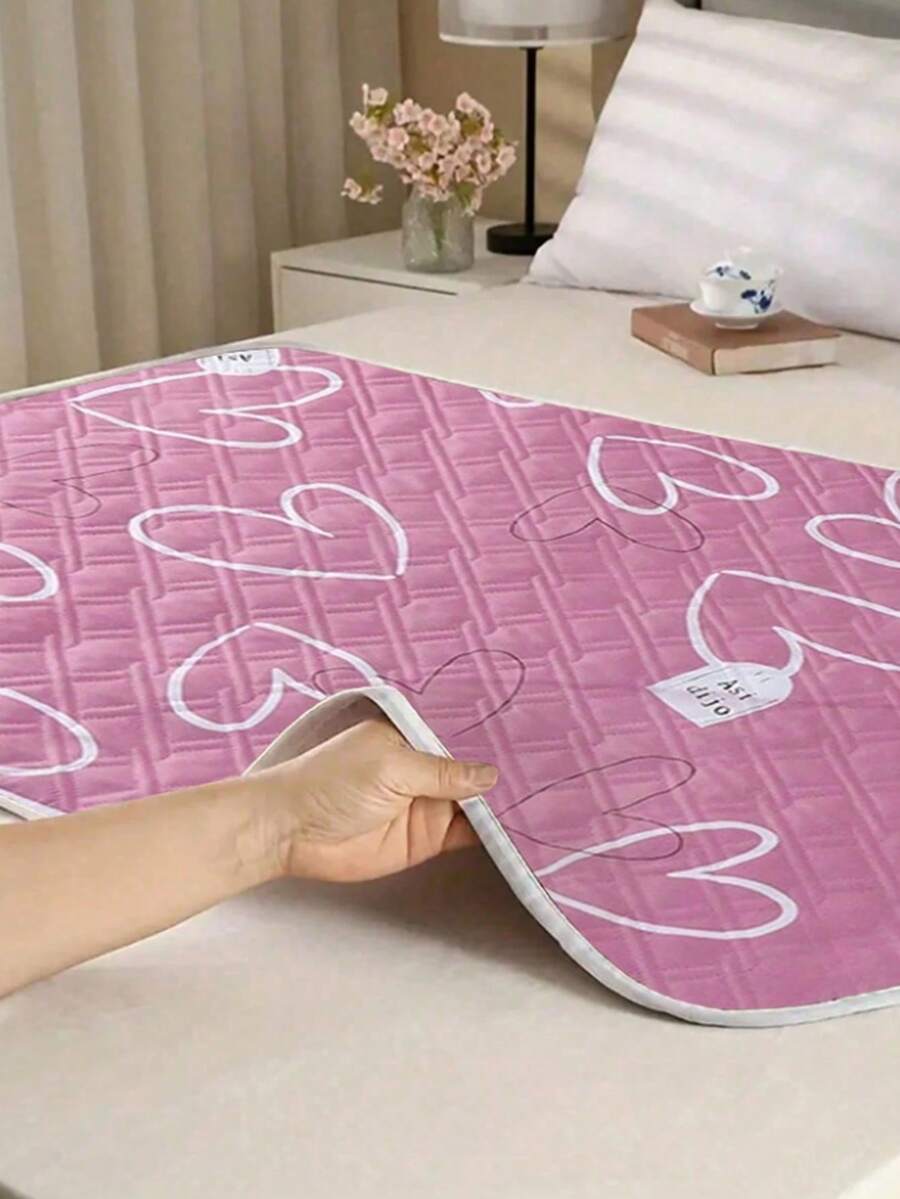 Almohadilla reutilizable impermeable de 4 capas, protector de cama de tamaño grande, almohadilla de ropa de cama lavable para menstruación, ancianos y cuidado de mascotas, altamente absorbente y duradera - Multicolor - Ver 1