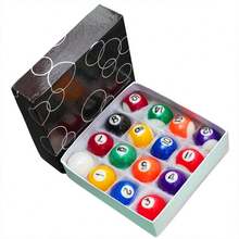 Mini Pool Balls Set 25/32/38/44mm Billiard Ball Snooker Balls For Entertainment - 44mm Black No. 8 Billiard Ball - View 5