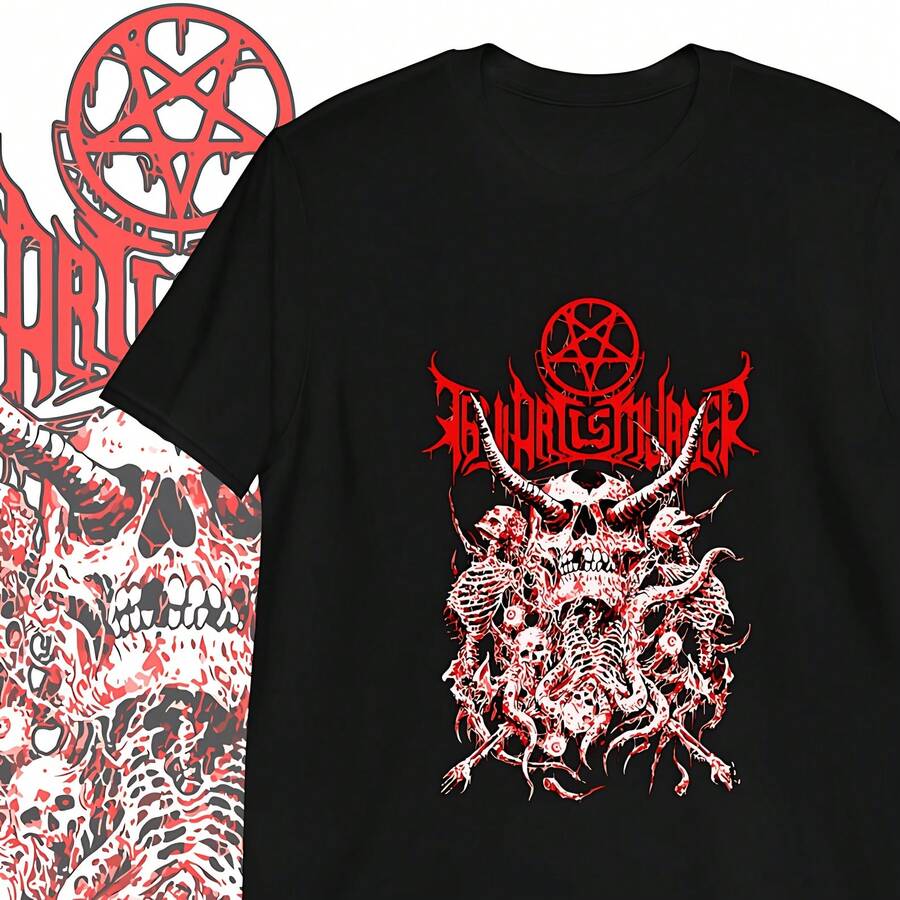 Thy Art Is MurderS T-Shirt Deathcore Band Merch - Black - View 1