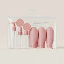 Refillable Travel Bottle Set, Spray Lotion Shampoo Body Wash Tube Cosmetic Empty Liquid Container Portable Tool Travel Bottle Suitable For Bathroom Travel Outdoor Business Leak-Proof - Multicolor - View 11