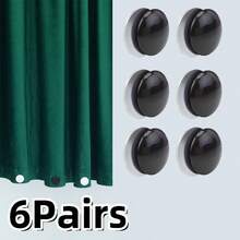 2/4/6/8Pairs[Cast Iron Shower Curtain Weights] Heavy Duty Magnetic Shower Curtain Weights - Cast Iron Clips Suitable For Outdoor Curtains, Tablecloths And Flags, No Power Required - Multicolor - View 20