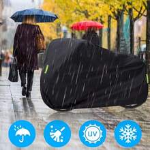 Heavy Duty Bicycle Bike Cover Waterproof Rain Dust Protector Outdoor For Bikes - Black - View 9