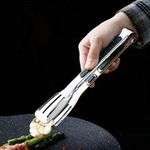 1pc Stainless Steel Multifunctional Barbecue Tongs, Metal Food Clip With Non-Slip Comfortable Handle, Suitable For Outdoor Grilling, Parties And Kitchen Use - Great For Searing Steaks, Salads And Desserts - Kitchen Tool - Multicolor - View 8