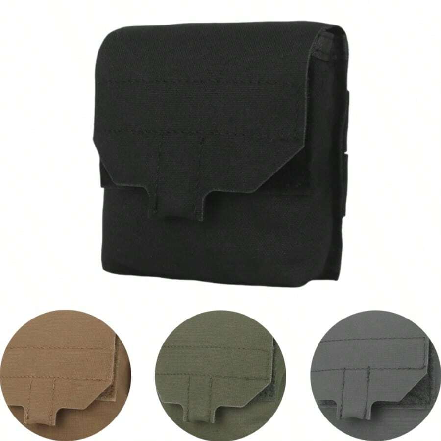 1PC 5.56 9mm Tactical Waist Pack, MOLLE Compatible Magazine Pouch For Hunting Airsoft, Lightweight GP Utility Bag With Elastic Retention - Multicolor - View 1