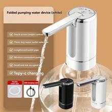 1pc USB Rechargeable Automatic Electric Water Pump, Compact & Precise, Easy Installation, Convenient & Practical, One-Key Operation, Blue Light Display, USB Charging, Can Pump About 6 Buckets Of 19L Bottled Water On One Full Charge - Multicolor - View 1