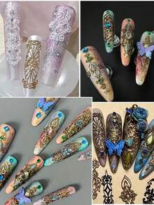 Beautizon Nailartlab 1 khuôn silicon trong suốt, khuôn mẫu chính xác để tự làm trang sức móng tay 3D, khuôn làm phụ kiện móng tay. - Nhiều màu - Xem 5