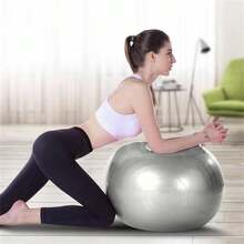 1pc Thick Anti-Burst Yoga Ball, Pilates Fitness Ball, Sensory Integration & Balance Training - Multicolor - View 6