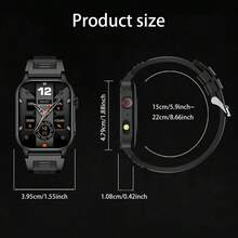 LIGE New Smart Watch With 370mAh Large Battery Capacity, Over 100 Sports Modes, Running Timing, Sleep Monitoring, Music Playback, Multiple Customizable Watch Faces, Fashionable Waterproof Sports Watch - View 10
