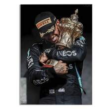 1pc Racing 44 L-Lewis H-Hamilton Poster Multi-Purpose Wall Art For Living Room Bedroom Office Hallway Bar Home Decor Gift,No Frame - Multicolor - View 14