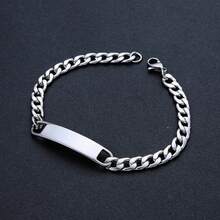 Personalized Eyes Photo Projection Bracelet Laser Engraved Stainless Steel Jewelry For Men And Women - Multicolor - View 13