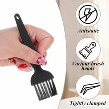 6 Pack Keyboard Brush Small Cleaner Brushes Anti Static Brush Electronic Dust Cleaning Brushes Computer Motherboard Camera Car Interior And Hard To Reach Spaces - View 4