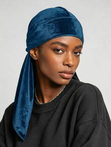 4pcs Solid Color Velvet Headbands - Unisex Pirate Style Headwear, Suitable For Outdoor Sports, Pirate Hats, Pirate Costumes,Summer,Beach,Holiday - 4PCS - View 18
