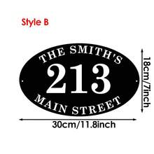 1 PC Modern Metal Door Numbers, Metal Apartment Number Sign,Metal Hotel Room Numbers. Address Plaque. Metal House Numbers. - Black - View 11