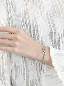 Women Endless Decorative Chain Bracelet - Multicolor - View 9