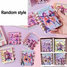 1PC K-POP D-EMON H-UNTERS Mini Spiral Notebooks, Random Style, Holographic Cover Pocket Notebooks - Multicolor - View 8