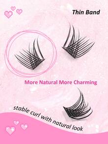 Rikuaild 120pcs D Curl Single Lash Extensions 8-16mm Mixed Length, Natural Look, Segmented Single Lashes, Ultra-Lightweight, Single Lash Clusters, Lashes, False Lashes - D - View 5