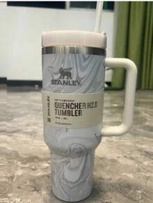 现货 S-TANLEY 40盎司保温杯，304不锈钢吸管，大容量，时尚真空保温杯，适用于汽车 - 多色40oz - 查看 15