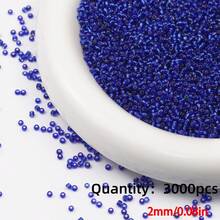 3000pcs Colorful Silver-Plated Glass Seed Beads, For DIY Handicraft Jewelry Making Supplies - DIY - View 17