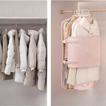 Clothes Compression Storage Board - Foldable Garment Protector With Compartment Covers, Wardrobe Hanging Storage Bag For Down Jackets, Suits, And Wedding Dresses. Hook-And-Loop Compression Hanging Storage Bag, Compression Garment Storage Protective,Bedroom Room Decor,Back To School - View 3