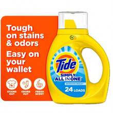 Tide Simply Liquid Laundry Detergent, Refreshing Breeze, 32 Fl Oz (24 Loads) – Everyday Cleaning Solution - Detergent - View 5