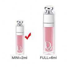 Dior Addict Lip Maximizer 001 Pink Mini Lip Gloss, Travel Size Plumping Gloss Sample - Pink - View 5