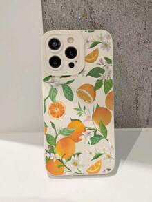 1pc Lemon Pattern Shockproof Thick Phone Case Compatible With IPhone 16/11/16pro/16plus/16promax/16e/15Promax/13/14/12/XS/XR/7G/8P, Galaxy S25/S25PLUS/S25 Ultra/A16/A36/A26/A56/A50/A12/A32/A52/A72/A51/A21S/A13/A14/S24/S24PLUS/S24Ultra,S22/A52/A53/A54/A55S23, 11/12Pro/12/12X/13Pro/14Pro/15Pro/, 10/9/Note9/12c/Note11pro/Note8Pro - Multicolor - View 5