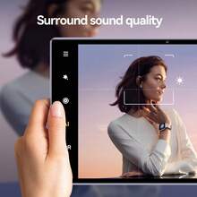 10.1英寸Pad6安卓平板电脑，MTK 6762八核2.0GHz处理器，4GB RAM，64GB/128GB ROM，802.11ax WIFI6 2.4G+5G，蓝牙5.4，高清(1280*800)IPS触控屏，5MP+13MP双摄像头，6000mAh电池，支持512GB扩展，Type-C接口，不支持SMI卡，圣诞节、万圣节、感恩节、周年纪念日、复活节等节日送礼佳品。 - 白色 - 查看 9