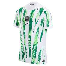 Nike Dri-Fit Fan Edition 2025 Nigeria National Team Quick-Dry Short-Sleeve Soccer Jersey (Men's) - Cây thông trắng xanh - Xem 1