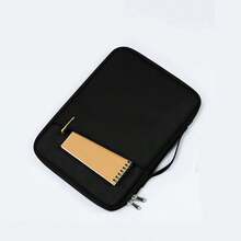 1pc Compatible With IPad Protective Sleeve, Tablet Bag, 10.8"/13" Laptop Sleeve With Pockets And Handle, Waterproof Multipurpose For Business, Travel, School, College, Supplies, Back To School - Black - View 6