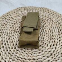 1个户外军用爱好者手电筒袋，单工具包，战术手电筒袋，挂袋，腰包 - 彩色 - 查看 9