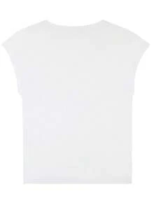 Disney Minnie Mouse Retro Old Wind Leopard Bow Head Creative Printing Design 2026 Spring And Summer Round Neck T-Shirt Retro Couple Fashion V-Neck T-Shirt Cap Sleeve Women's Vest T-Shirt, Casual Style, Excellent Holiday Gifts, Mother's Day. - trắng - Xem 2