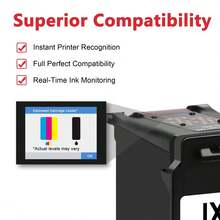2-Pack Remanufactured Ink Cartridge Combo Pack PG275XL Black & CL-276XL Tri-Color Compatible With Cannon TS3722 TS3520 TS3500 TS3522 TR4720 TR4700 TR4722 Printers High-Quality (1 Black And 1 Color) - 查看 7