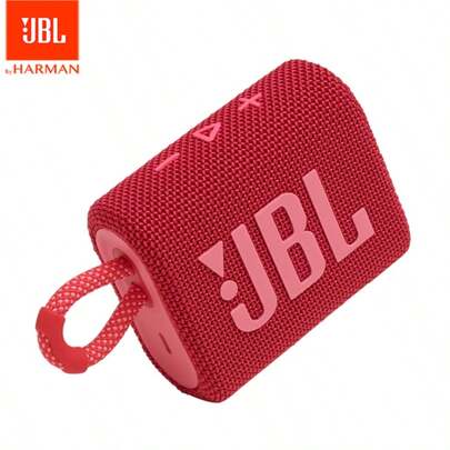  JBL Go 3 Portable Mini Bluetooth Speaker, Wireless Speaker For Home, Outdoor And Travel, Big Audio And Punchy Bass, IP67 Waterproof And Dustproof Camo Red