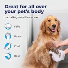 Furbliss Hygienic Dog Grooming Wipes Cleansing Grooming And Deodorizing Hypoallergenic Pet Wipes With Natural Deodorizer 100ct - Trắng - Xem 6