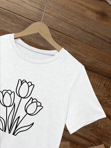 Women T-Shirts - White - View 6