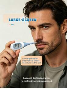 Oral Thermometer, Precise Scale, Rapid Response, Compact And Convenient To Measure Your Temperature Anytime - View 9