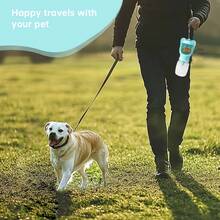Portable Dog Water Bottle/Food Bowl, Portable Water And Food Bowl/Feeder, 2-In-1 Pet Travel Cup, Dog Water Bottle, Outdoor Dog Water Bottle, Outdoor Cat And Dog Drinking Utensils - Multicolor - View 5