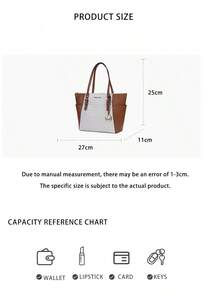 Michael Kors Charlotte Printed Women's Single Shoulder Tote Bag 35T0GCFT3B VANILLA - 香草拼色35T0GCFT3B VANILLA - 查看 9
