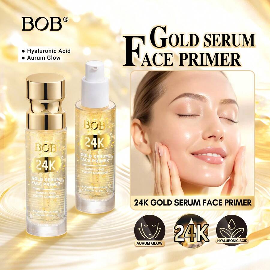 1支BOB 24K金精华妆前乳，保湿、滋养、抗皱 - 精華 - 查看 1