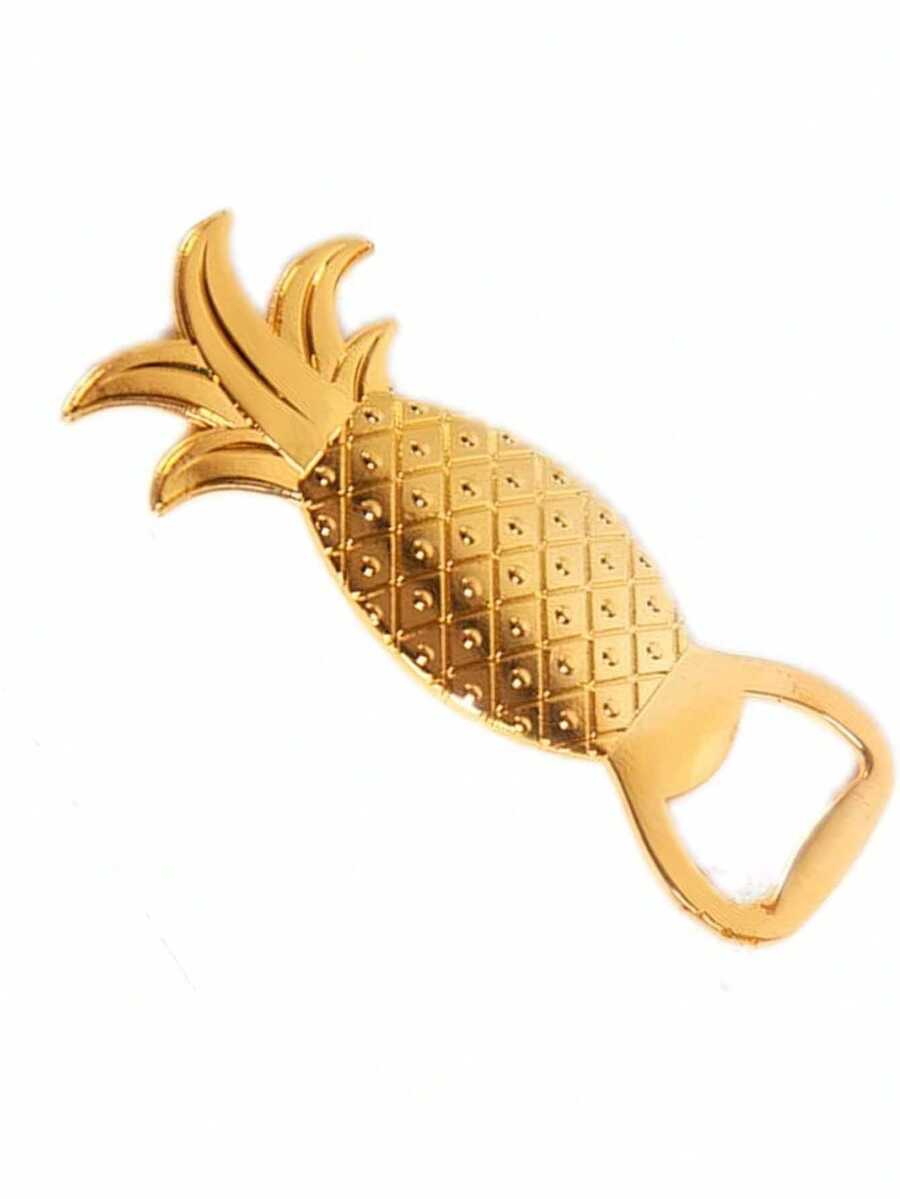 菠萝造型开瓶器，金属开瓶器，合金开瓶器，啤酒罐开瓶器，适合作为婚礼派对礼物、生日礼物、纪念品、节日用品、啤酒罐开瓶器 - 多色 - 查看 1